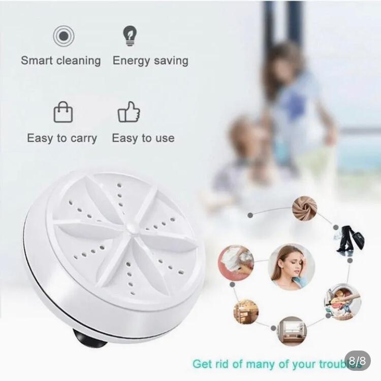 MINI PORTABLE  TURBINE WASHING MACHINE | USB POWERED FOR TRAVEL